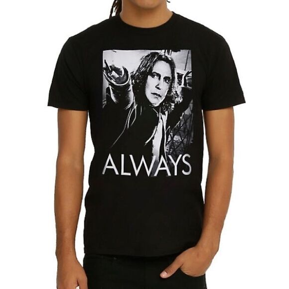 HARRY POTTER SNAPE ALWAYS T-SHIRT (UNISEX) - Picture 1 of 5